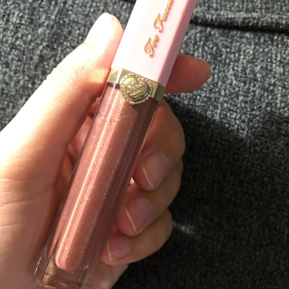 Too Faced High-Shine Sparkling Lip Gloss & Too Faced matte long wear lipstick - Picture 6 of 12
